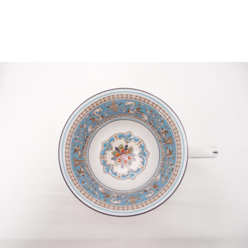 WEDGWOOD ウェッジウッド/フロレンティーン ターコイズ ティーカップ&ソーサー//SAランク/69