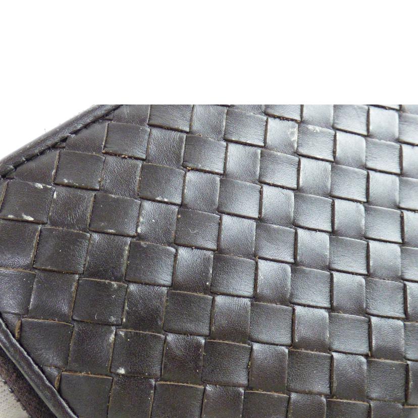 BOTTEGA VENETA ボッテガヴェネタ/イントレチャート ラウンドファスナー長財布/114076 V4651 2040//EPEV 2009 6741 A/Bランク/64