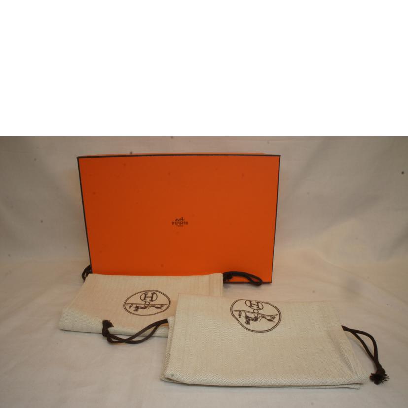 HERMES エルメス/グロッシージュエルヒールサンダルホワイト//Sランク/92