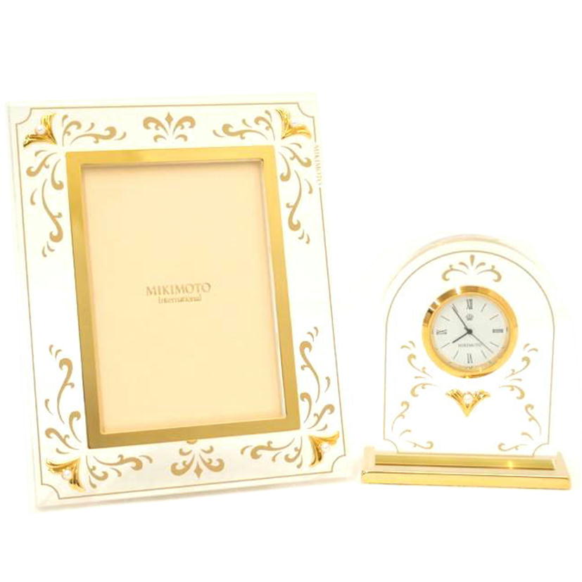 MIKIMOTO ミキモト/MIKIMOTO 写真立て,時計セット//SAランク/69