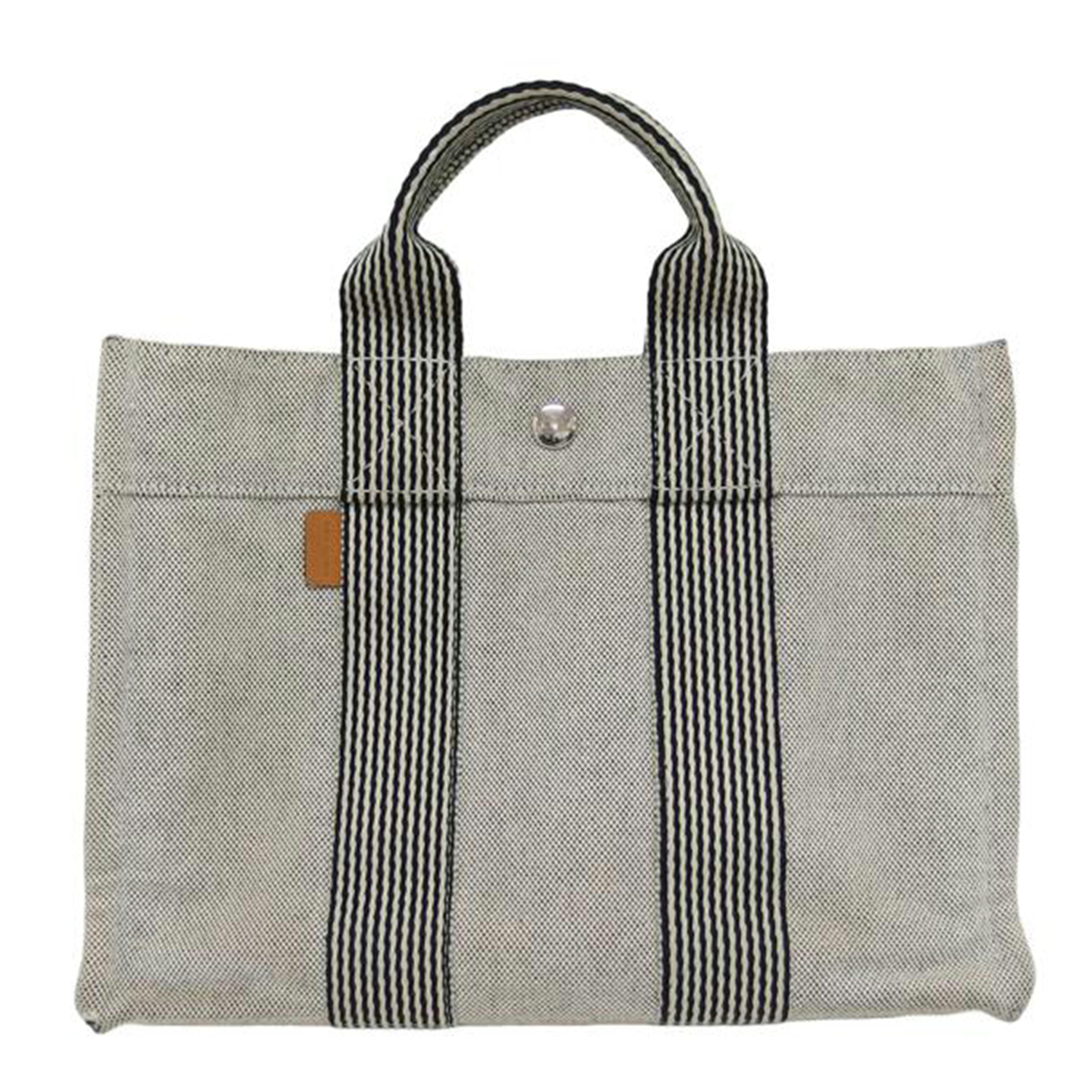 HERMES エルメス トートバッグ ハンドバッグ/ニューフールトゥPM/グレー//Bランク/04