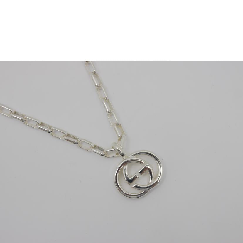 GUCCI グッチ/インターロッキングGロゴネックレス/SV//Aランク/75