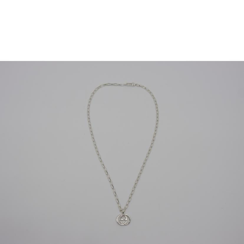 GUCCI グッチ/インターロッキングGロゴネックレス/SV//Aランク/75