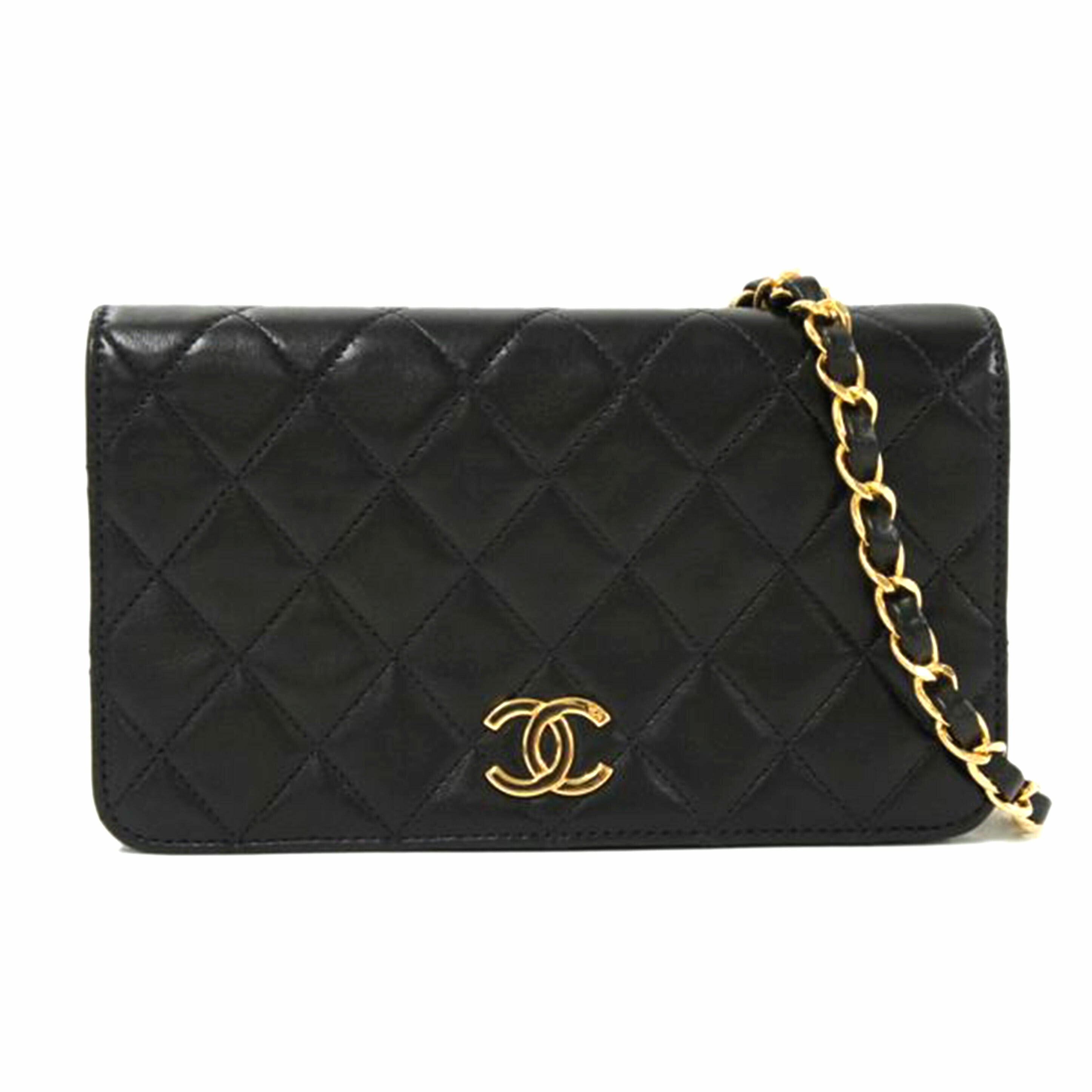 CHANEL シャネル/ミニマトラッセラムスキンシングルフラップチェーンショルダー/A03571//4006254/ABランク/75