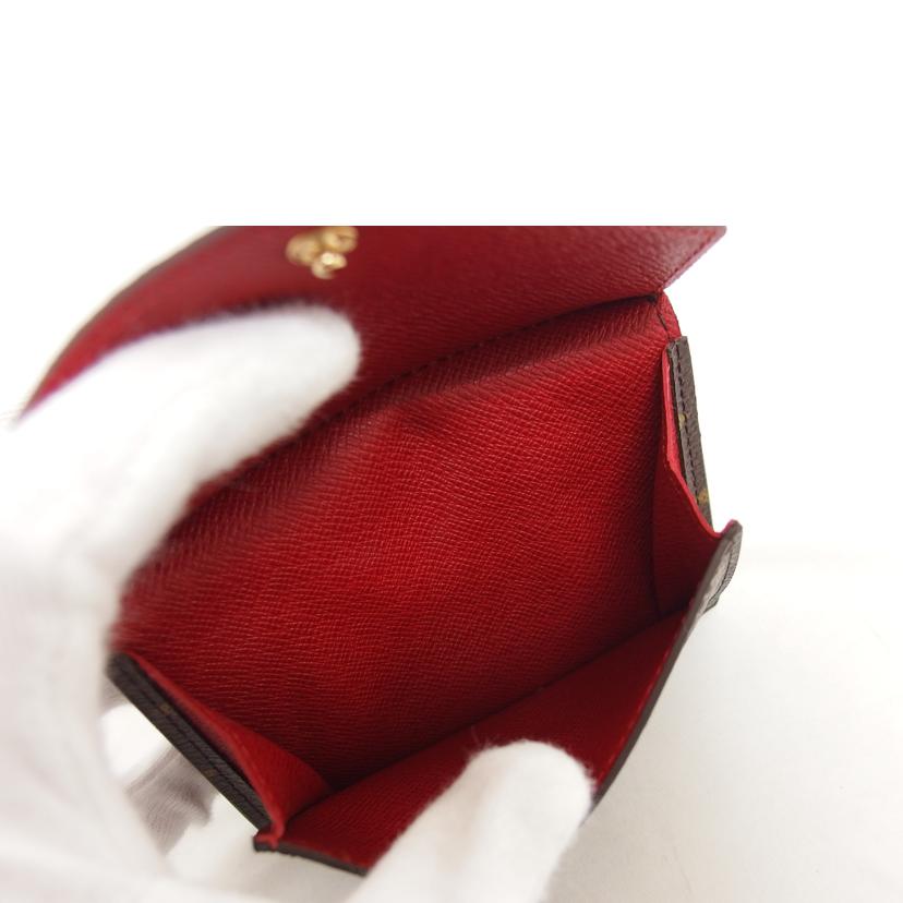 LV ルイ・ヴィトン コンパクトウォレット /ポルトフォイユ・マリー/モノグラム/ルージュ/M93802//MI4***/Aランク/04