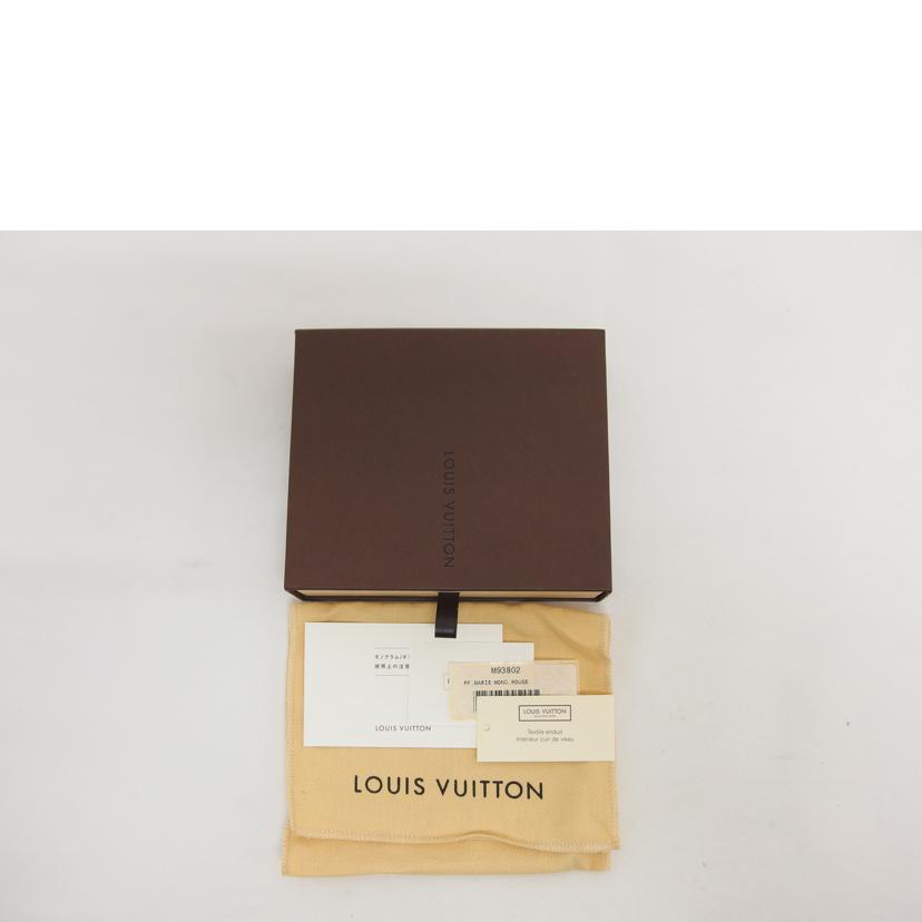 LV ルイ・ヴィトン コンパクトウォレット /ポルトフォイユ・マリー/モノグラム/ルージュ/M93802//MI4***/Aランク/04