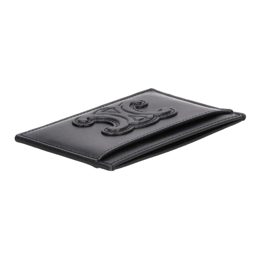 CELINE セリーヌ レザーカードケース ブランド小物/キュイールトリオンフカードケース//Aランク/75