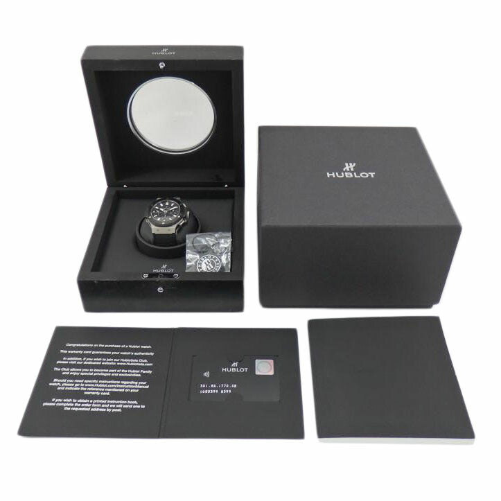 HUBLOT ウブロ/ビッグバン/SS/セラミック/ラバー/301.SM.1770.GR//1055399/Aランク/77