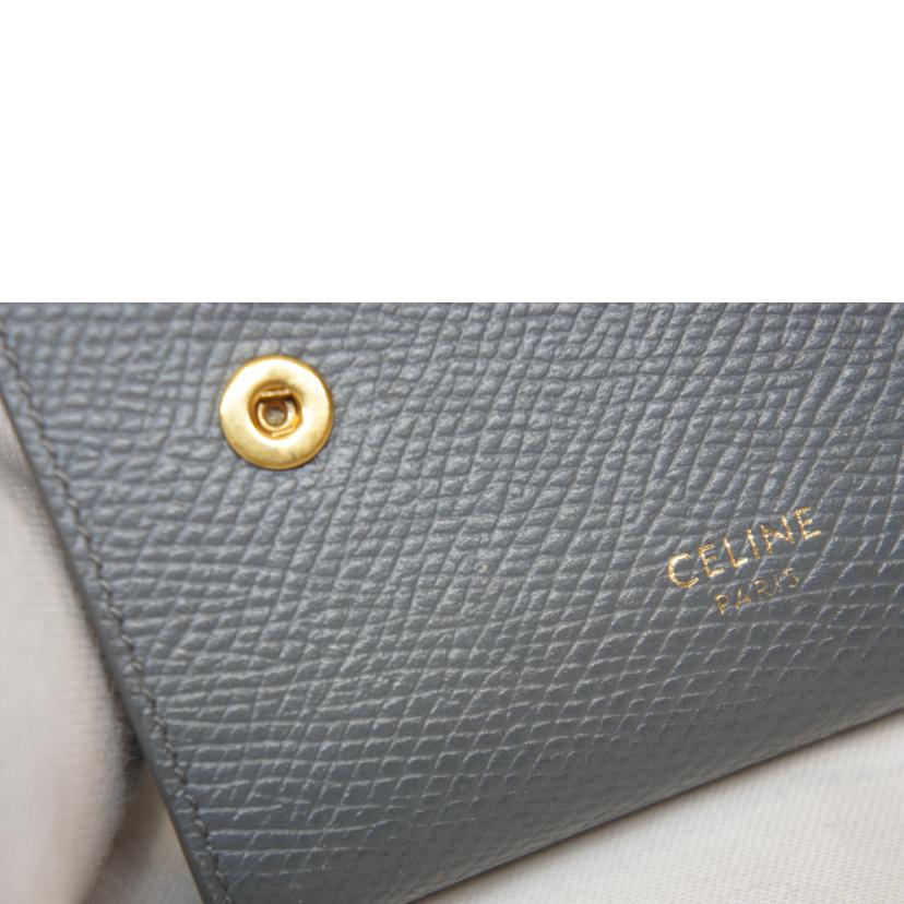 CELINE セリーヌ/スモールトリフォールドスナップボタンウォレット//ABランク/92
