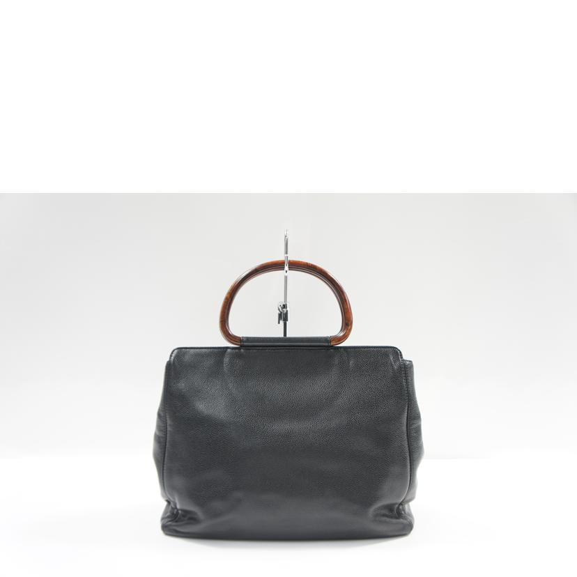 CHANEL シャネル/ココマークキャビアスキンウッドハンドルトート//5985557/ABランク/75