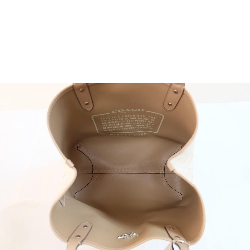 COACH コーチ/PVCレザーリバーシブルトートバッグ/91107//A2054/ABランク/71