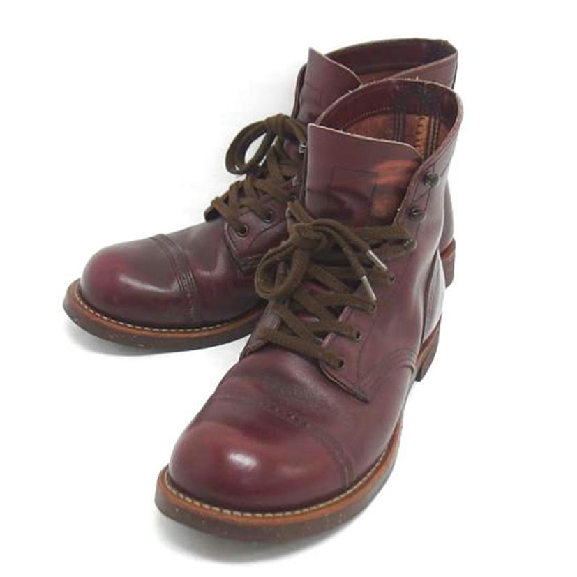 RED WING レッドウィング/アイアンレンジ マンソン/レースアップブーツ/8012//Bランク/04