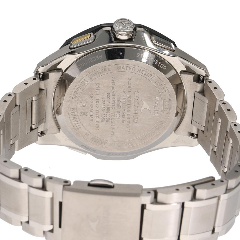 CASIO カシオ CASIO オシアナス GPS電波ソーラー×Blutooth ブルー×ブラック/オシアナス/GPS電波ソーラー×Bluetooth/OCW-G2000G-1AJF//201*****/SAランク/37