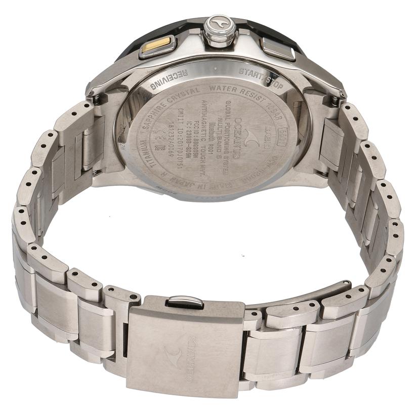 CASIO カシオ CASIO オシアナス GPS電波ソーラー×Blutooth ブルー×ブラック/オシアナス/GPS電波ソーラー×Bluetooth/OCW-G2000G-1AJF//201*****/SAランク/37