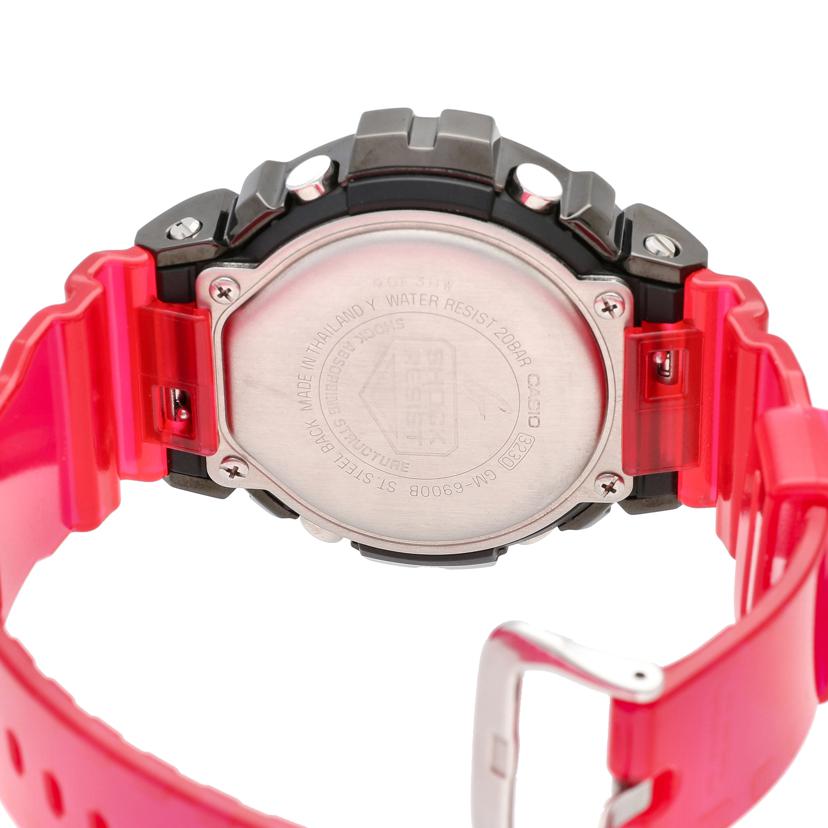 CASIO カシオ CASIO G-SHOCK メタルベゼル 三つ目/G-SHOCK/メタルベゼル/三つ目/GM-6900B-4JF//323*/Aランク/37