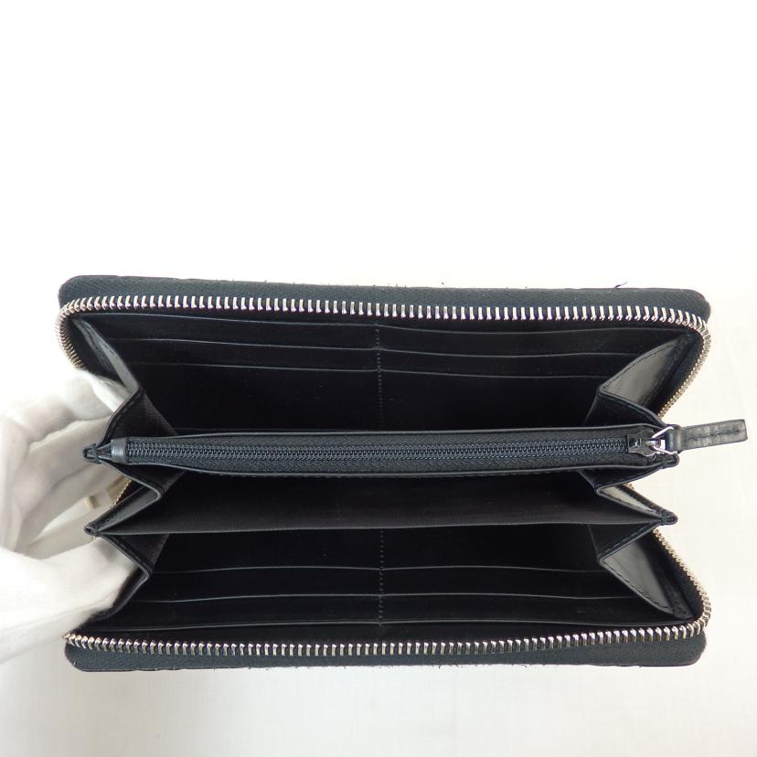 GUCCI グッチ/ラウンドジップ長財布/GGロゴ/レザー/ブラック/473928//ABランク/72