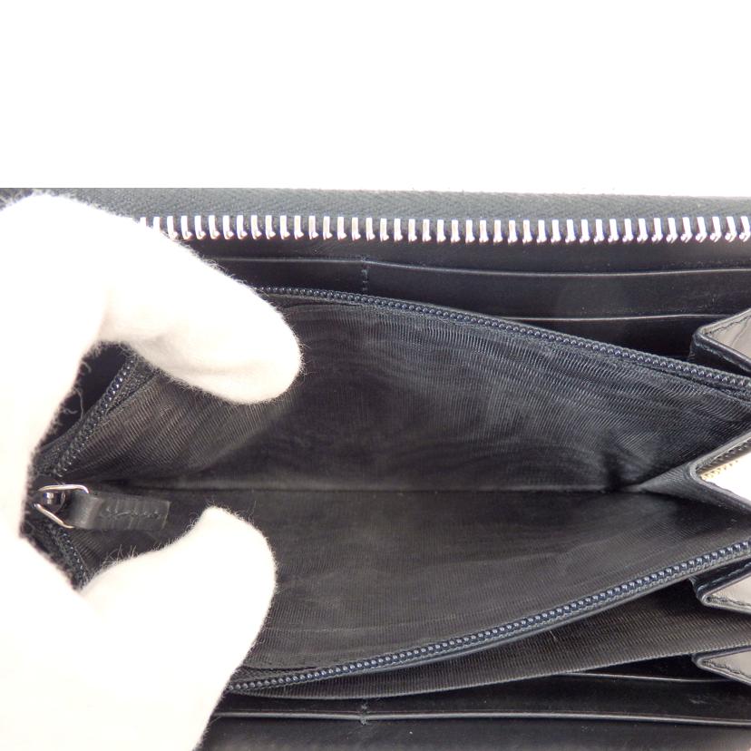 GUCCI グッチ/ラウンドジップ長財布/GGロゴ/レザー/ブラック/473928//ABランク/72