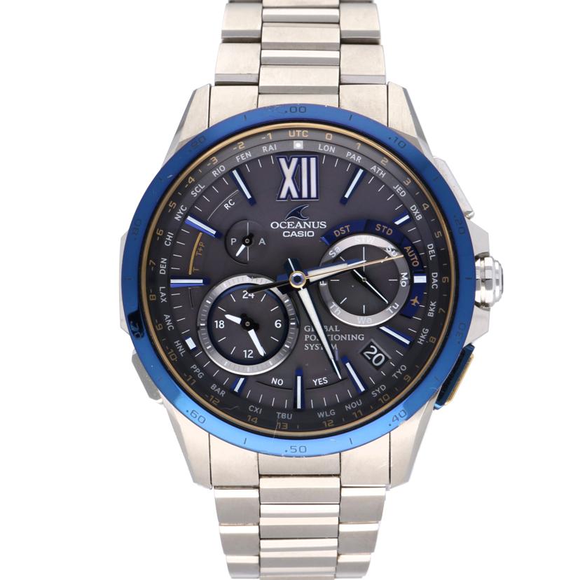 CASIO カシオ CASIO オアシナス GPSハイブリッド電波ソーラー/オシアナス/GPSハイブリッド電波ソーラー/OCW-G1000E-1AJF//001*****/Bランク/37