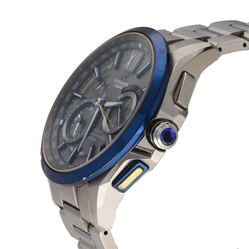 CASIO カシオ CASIO オアシナス GPSハイブリッド電波ソーラー/オシアナス/GPSハイブリッド電波ソーラー/OCW-G1000E-1AJF//001*****/Bランク/37