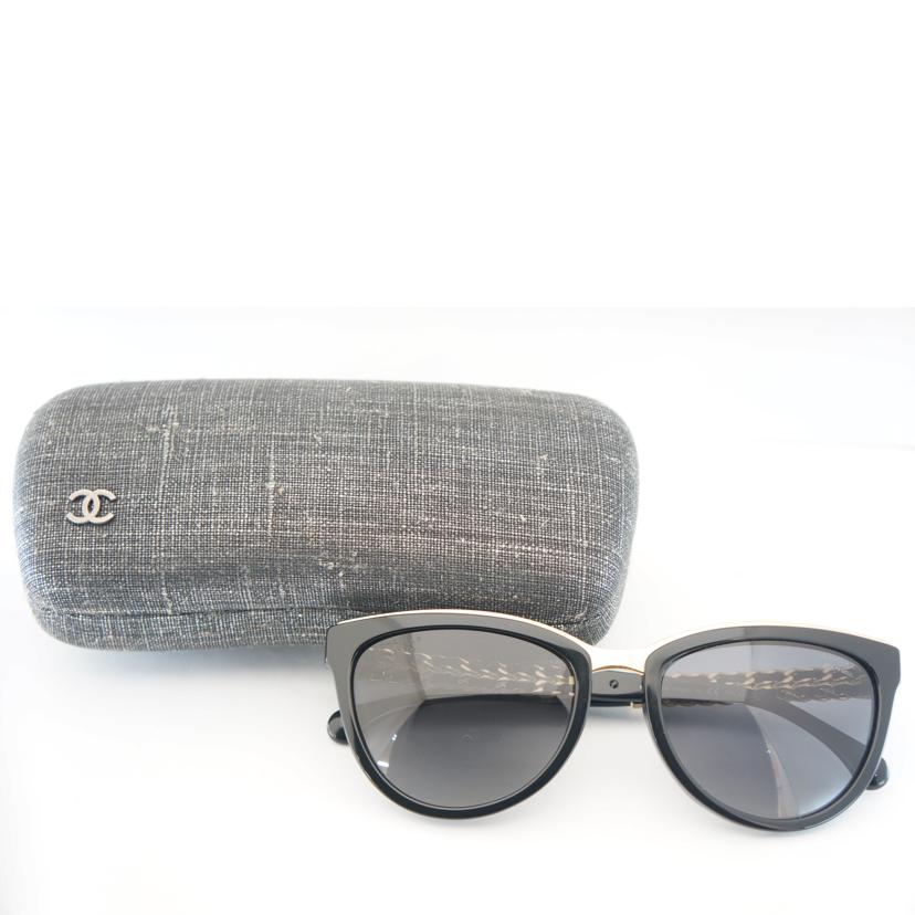 CHANEL シャネル/CHANELサイド チェーンモチーフサングラス/5361-Q-A//BC17749315/ABランク/09