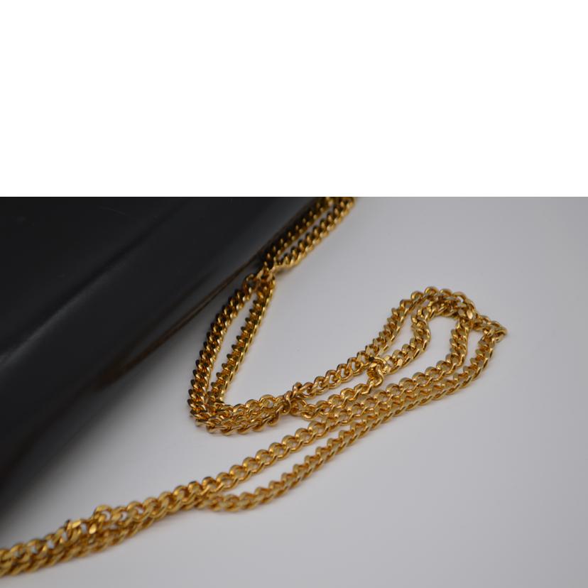 Christian Dior クリスチャンディオール/ヴィンテージロゴチェーンレザーショルダー//Bランク/89