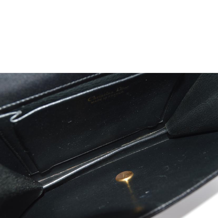 Christian Dior クリスチャンディオール/ヴィンテージロゴチェーンレザーショルダー//Bランク/89