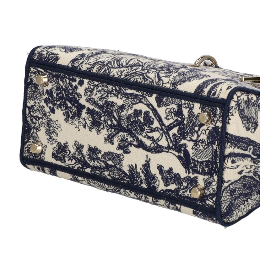 Dior ディオール/D-LITE/トワルドゥジェイエンブロイダリー/ミディアムトート/M0565OTDT//Bランク/78