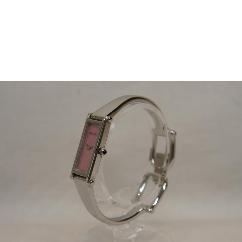 GUCCI グッチ/バングルウォッチピンクシェルSS/1500L//099****/Bランク/92