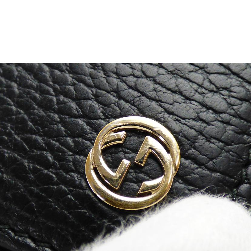 GUCCI グッチ/インターロッキングG ラウンドファスナー長財布/509644//525040/ABランク/64
