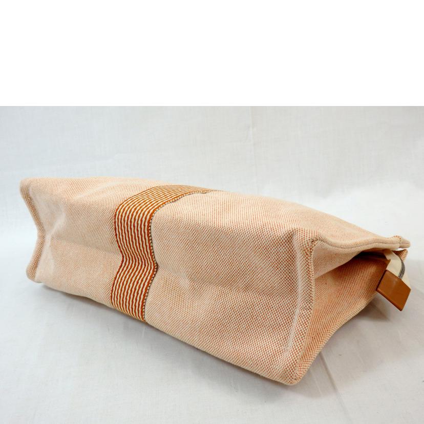 HERMES エルメス/クラッチバッグ/フールトゥ/キャンバス/オレンジ//Bランク/72