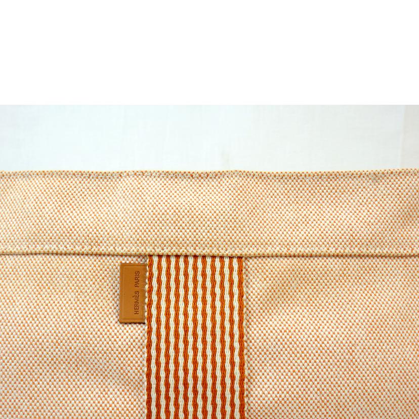 HERMES エルメス/クラッチバッグ/フールトゥ/キャンバス/オレンジ//Bランク/72