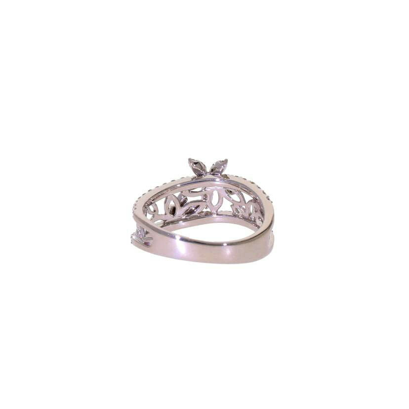 / K18WGダイヤリング0.50ct//Aランク/75