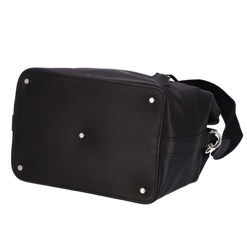 HERMES エルメス/ツールボックス26/エバーカラー/ノワール/SV金具//E □O刻印/Aランク/75