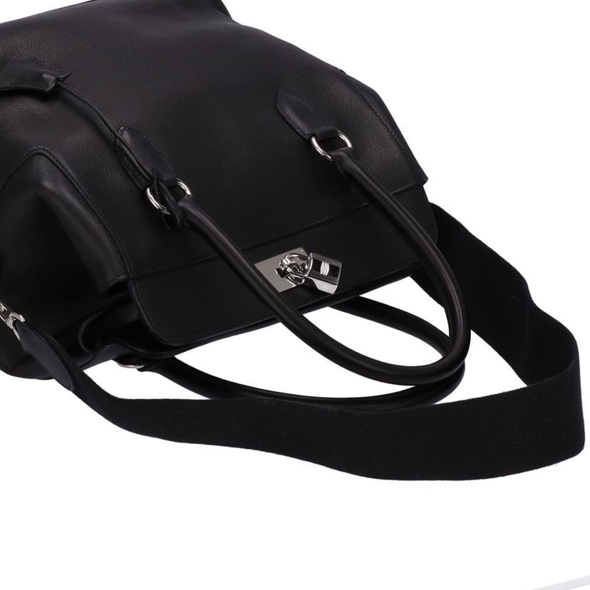 HERMES エルメス/ツールボックス26/エバーカラー/ノワール/SV金具//E □O刻印/Aランク/75