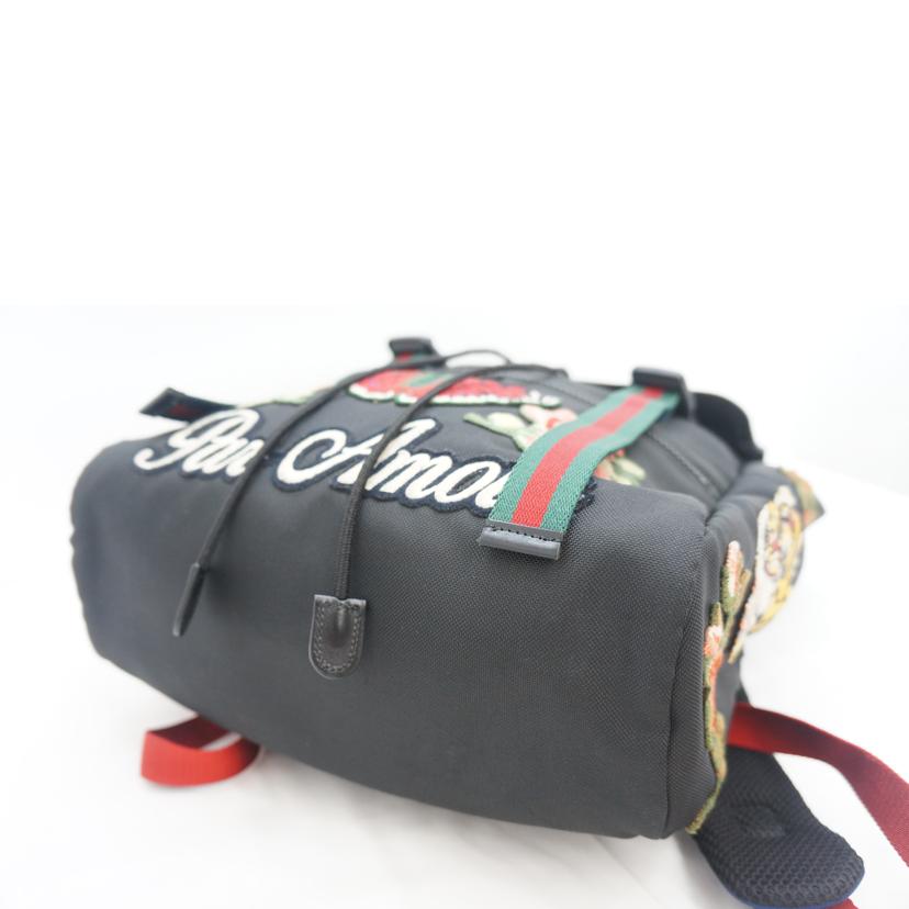 GUCCI グッチ/タイガー刺繍テクノキャンバスバックパック//ABランク/09