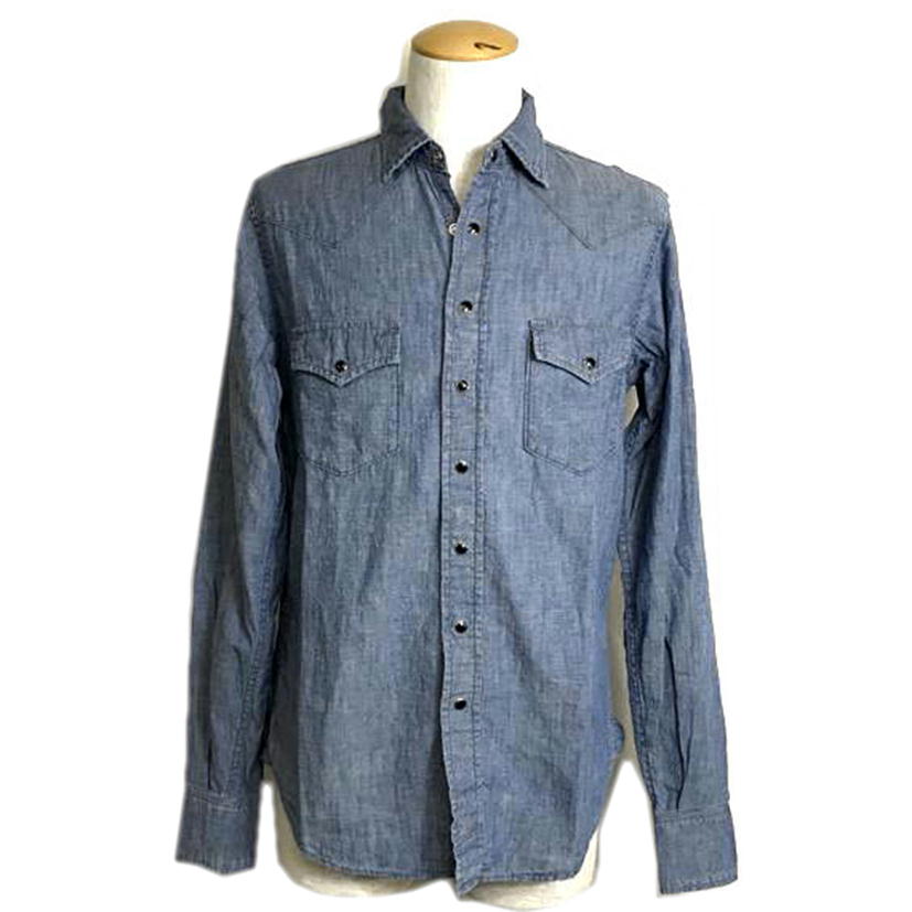 SAINT LAURENT サンローラン/ウエスタンダンガリーデニムシャツ/CNPJ33501//Bランク/51