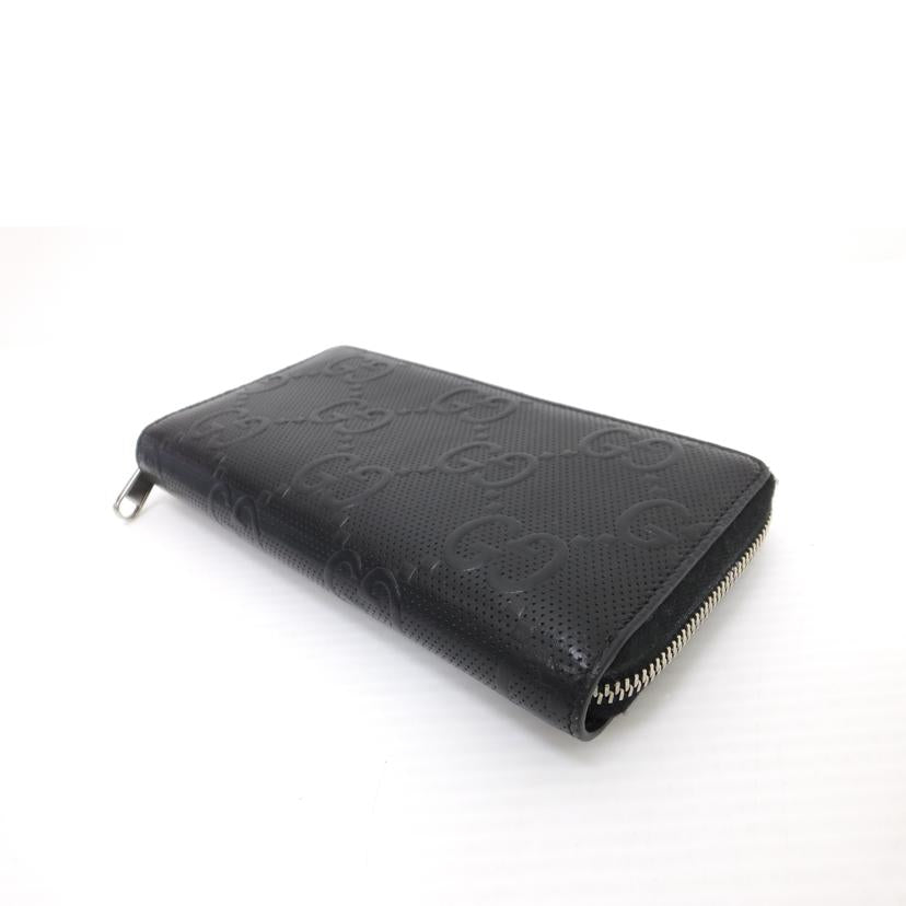 GUCCI グッチ/GGエンボス/ラウンドファスナー長財布/625558//203***/Bランク/88