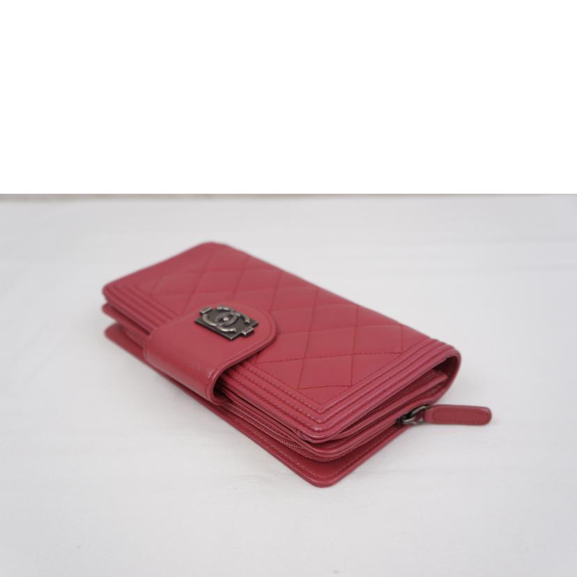 CHANEL シャネル/ボーイシャネル/ラムスキン/マトラッセ//1664308/ABランク/67