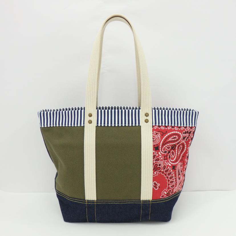 RALPH LAUREN ラルフローレン/ベアーパッチワークトートバッグ//SAランク/77