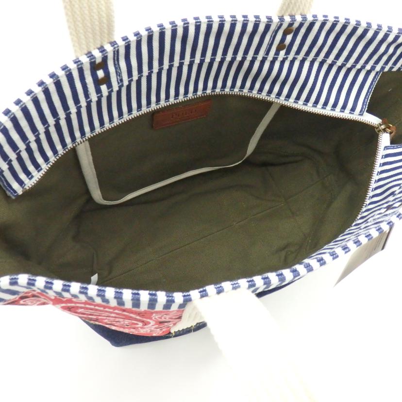 RALPH LAUREN ラルフローレン/ベアーパッチワークトートバッグ//SAランク/77