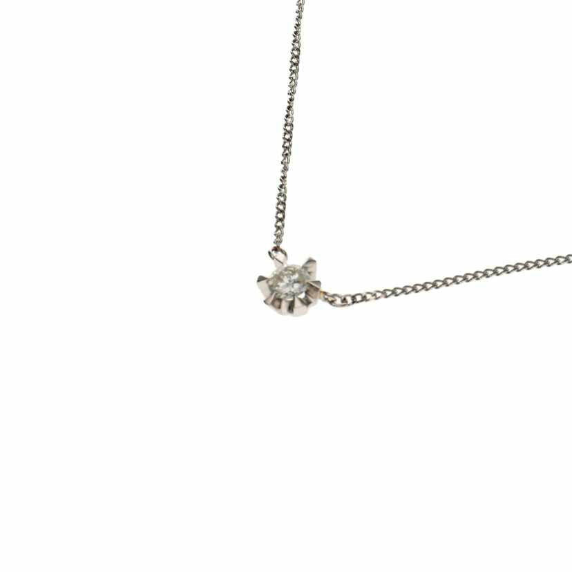 Pt850/Pt850ダイヤネックレス 0.31/3.4//0.31/Aランク/75