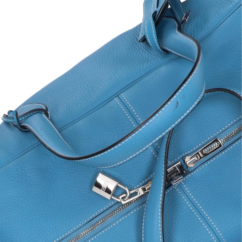 エルメス ブルージーン トリヨンクレマンス □C刻印 1999年製/ヴィクトリア50/トリヨンクレマンス/ブルージーン//B □C刻印/Aランク/75