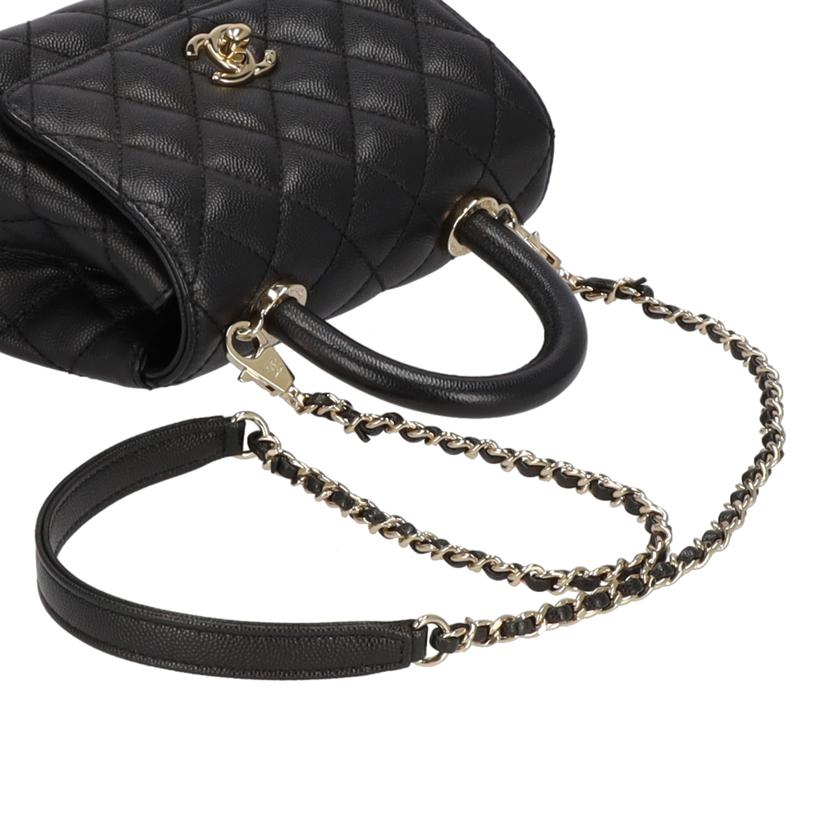 CHANEL シャネル/キャビアスキン/ココハンドル2WAYバッグ//X414262E/Aランク/75