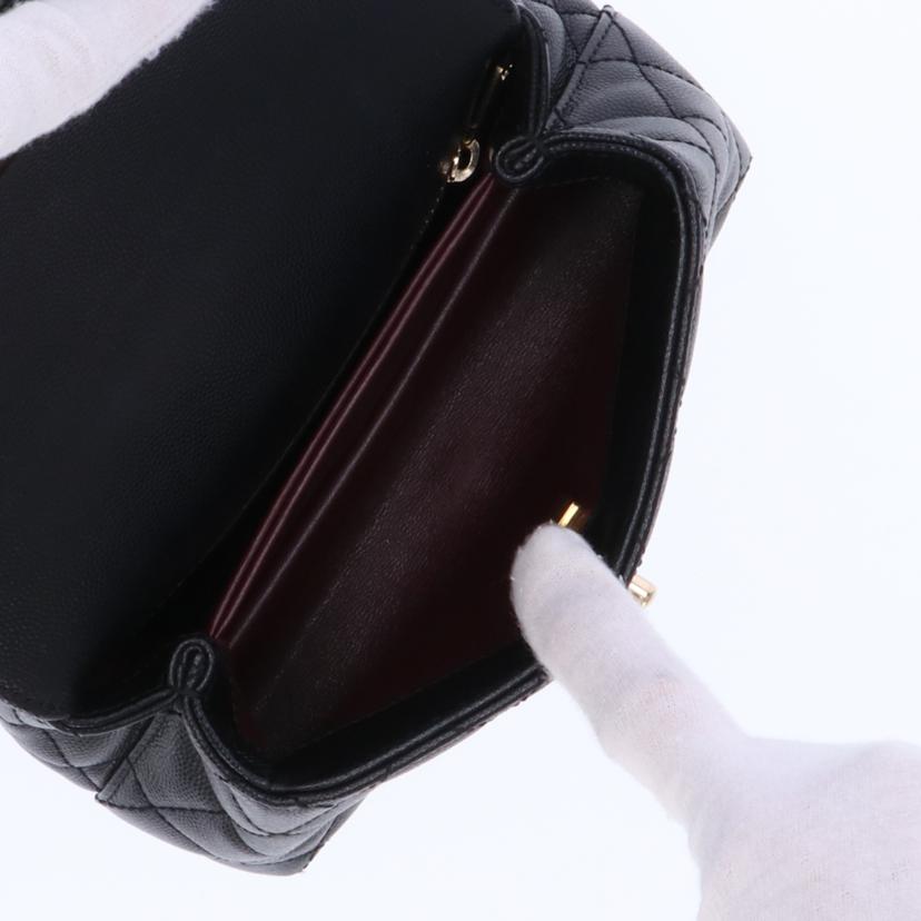 CHANEL シャネル/キャビアスキン/ココハンドル2WAYバッグ//X414262E/Aランク/75