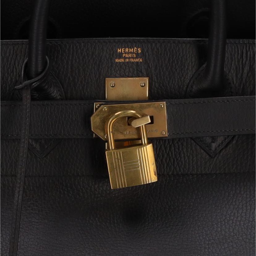 HERMES エルメス ヴィンテージ アルデンヌ 黒 〇Z刻印 1996年製/オータクロア50/アルデンヌ/黒/GD金具//5M 〇Z刻印/ABランク/75