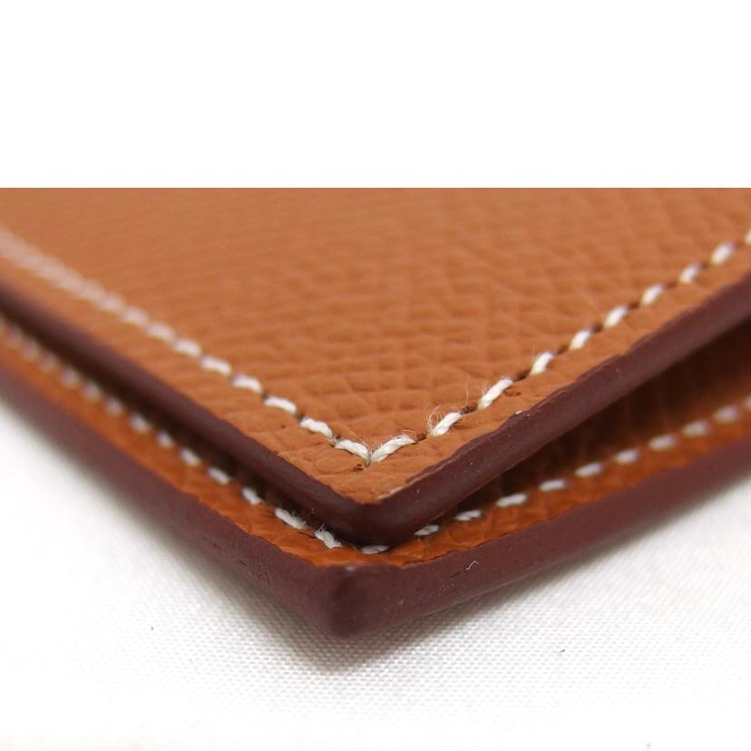 HERMES エルメス 手帳カバー B刻印2023年製/アジェンダ/グローブトロッター/ゴールド キャメル系//B T*******/Aランク/04