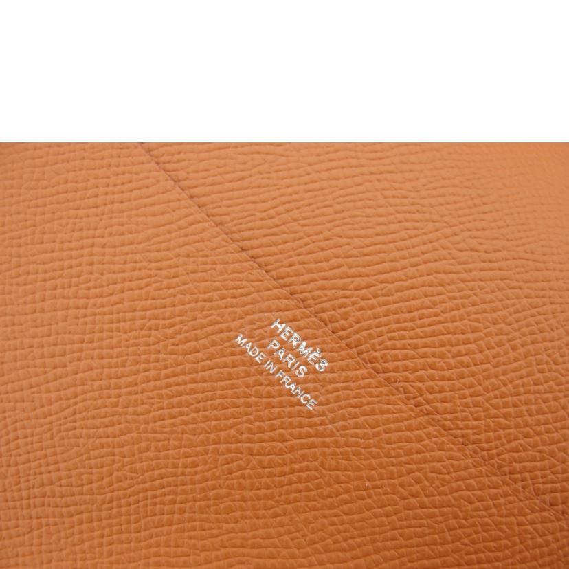 HERMES エルメス 手帳カバー B刻印2023年製/アジェンダ/グローブトロッター/ゴールド キャメル系//B T*******/Aランク/04