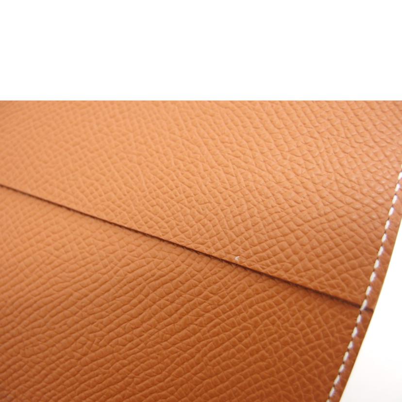 HERMES エルメス 手帳カバー B刻印2023年製/アジェンダ/グローブトロッター/ゴールド キャメル系//B T*******/Aランク/04