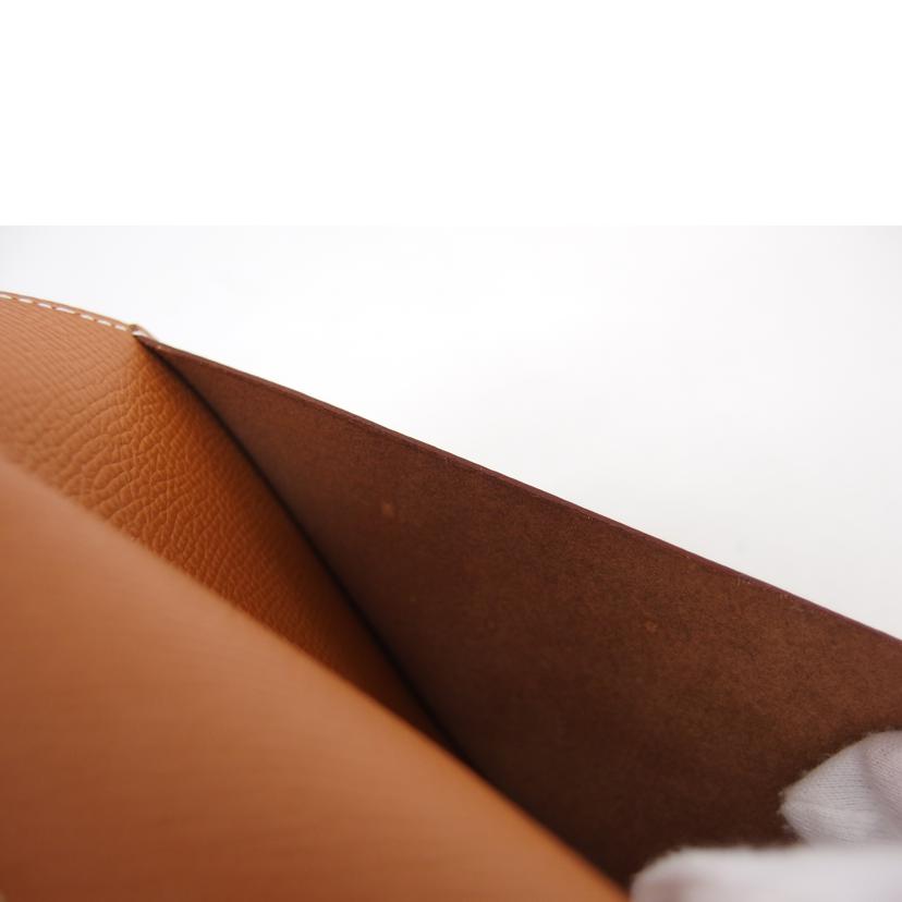 HERMES エルメス 手帳カバー B刻印2023年製/アジェンダ/グローブトロッター/ゴールド キャメル系//B T*******/Aランク/04