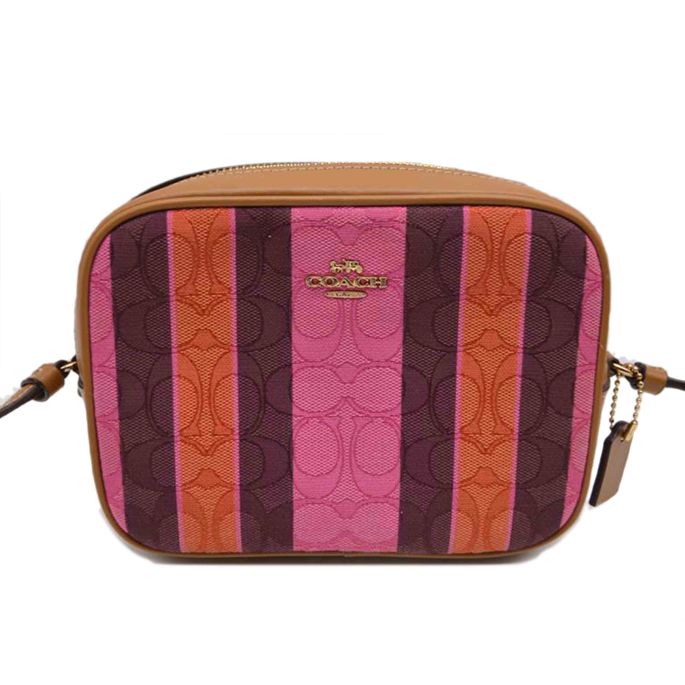 COACH コーチ/シグネチャージャガードスムースレザーショルダー/C4222//C21**/Aランク/89